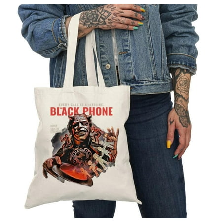 The Black Phone Never Talk To Strangers Horror Movie T-Bag Black S--TH29919