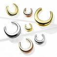 thumbnail image 2 of Saddle Spreader Plain Ear Plugs Surgical Steel 0ga-1in- Sold as Pair, 2 of 6