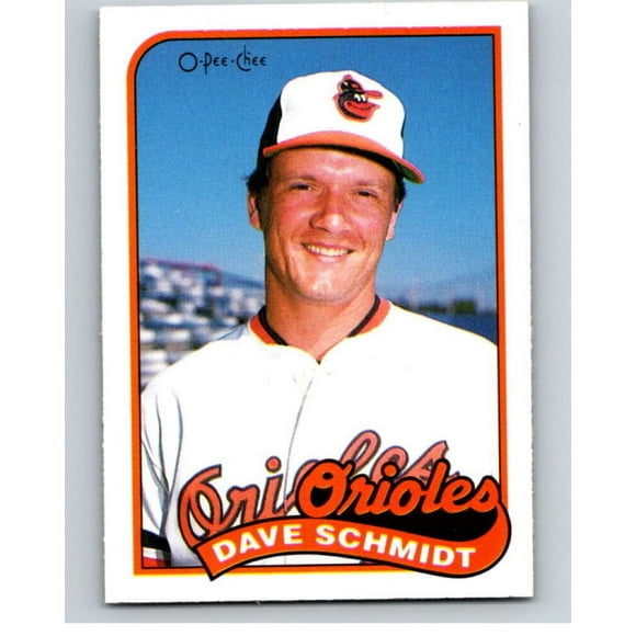 1989 O-Pee-Chee Baseball #231 Dave Schmidt  Baltimore Orioles  V95845