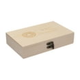 thumbnail image 2 of Zootealy Porte-Pièces en Bois de Pin Boîte de Rangement pour Pièces de Collection Commémorative Étui de Rangement Anti-Humidité, 2 of 8