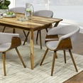 thumbnail image 4 of Contemporary Home Living 37.5" Gray and Brown Contemporary Swivel Counter Stool, 4 of 4