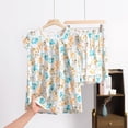 thumbnail image 2 of MEICHEN Lounge Set for Women Cotton Shorts Suit Large Size Loose Casual Home Clothes Pajamas Summer Essentials Fashion Sleepwear, 2 of 4