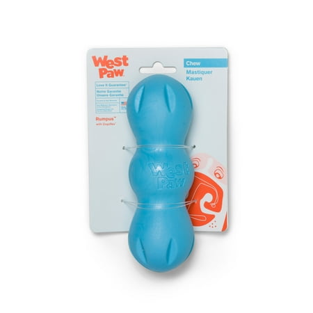 UPC: 0747473760498 | West Paw Zogoflex Rumpus Medium 6.25  Dog Toy Aqua