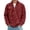 Red, variant on Stand Collar Zip Up Long Sleeve Corduroy Shirt Casual Soft Warm Textured Shirt Jacket for Fall Winter Season Sweats for Men XXXXXL