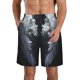 thumbnail image 1 of Fotbe Elegant Feathered Floral Wings Trajes de Baño Estampados para Hombre, Shorts de Verano de Secado Rápido, Ropa de Playa, Bañadores-Medium, 1 of 6