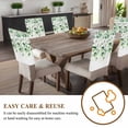 thumbnail image 4 of Lily Chair Covers Set of 8 Spring Flowers Chair Back Covers Stretch Removable Washable Slipcovers Protector for Dining Room Kitchen Party Decor, 4 of 5