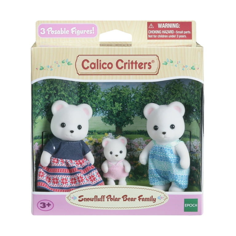 Calico Critters Snowfluff Polar Bear Family