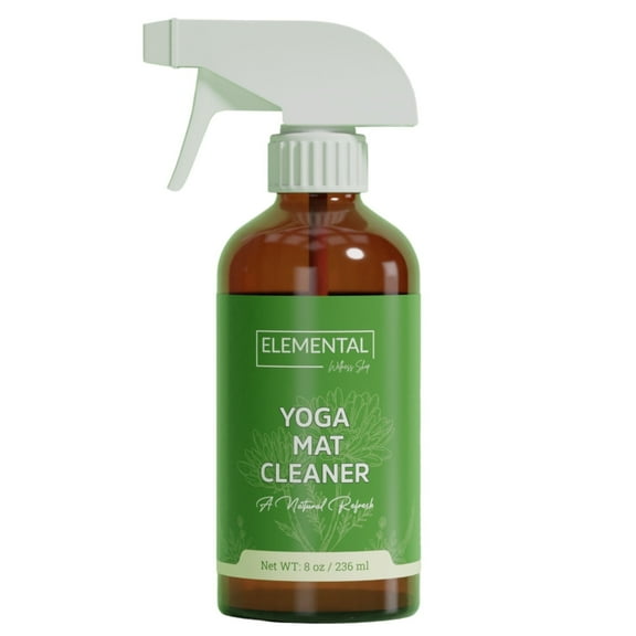 Yoga Mat Cleaner Spray – Natural Plant-Based Deodorizing Spray, Safe for All Mats & Gym Equipment, 8 oz