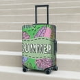 thumbnail image 6 of Fuzoiu Summer Print Suitcase Cover,Washable Luggage Covers for Suitcase,Elastic Luggage Protector Cover,Scratch Resistant Travel Suitcase Covers-Medium, 6 of 7