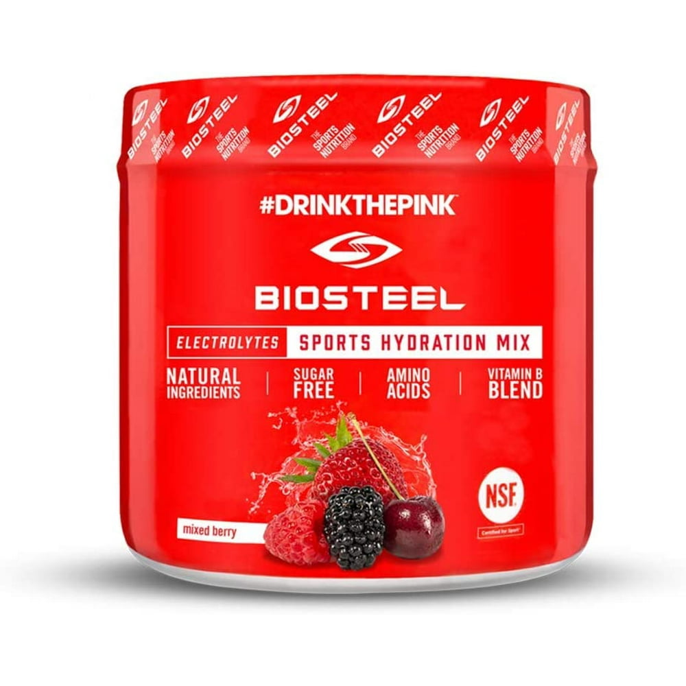 BioSteel Hydration Mix Sugar Free, Essential Electrolyte Sports Drink