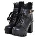 thumbnail image 2 of Chic Black High Heeled Booties For Women Perfect For Casual Occasions Size 9.4Inch 1 Pair, 2 of 4