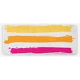 thumbnail image 1 of Orange and Pink Kitchen Mat, Grunge Paint Smear Composition Abstract Banner Design, Plush Decorative Kitchen Mat with Non Slip Backing, 47" X 19", Pale Yellow Marigold, by Ambesonne, 1 of 1