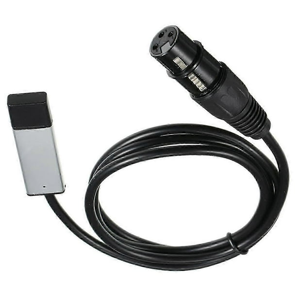 USB to Interface Adapter Cable for Stage Disco Moving Light Computer PC DMX512 Controller Signal Conversio