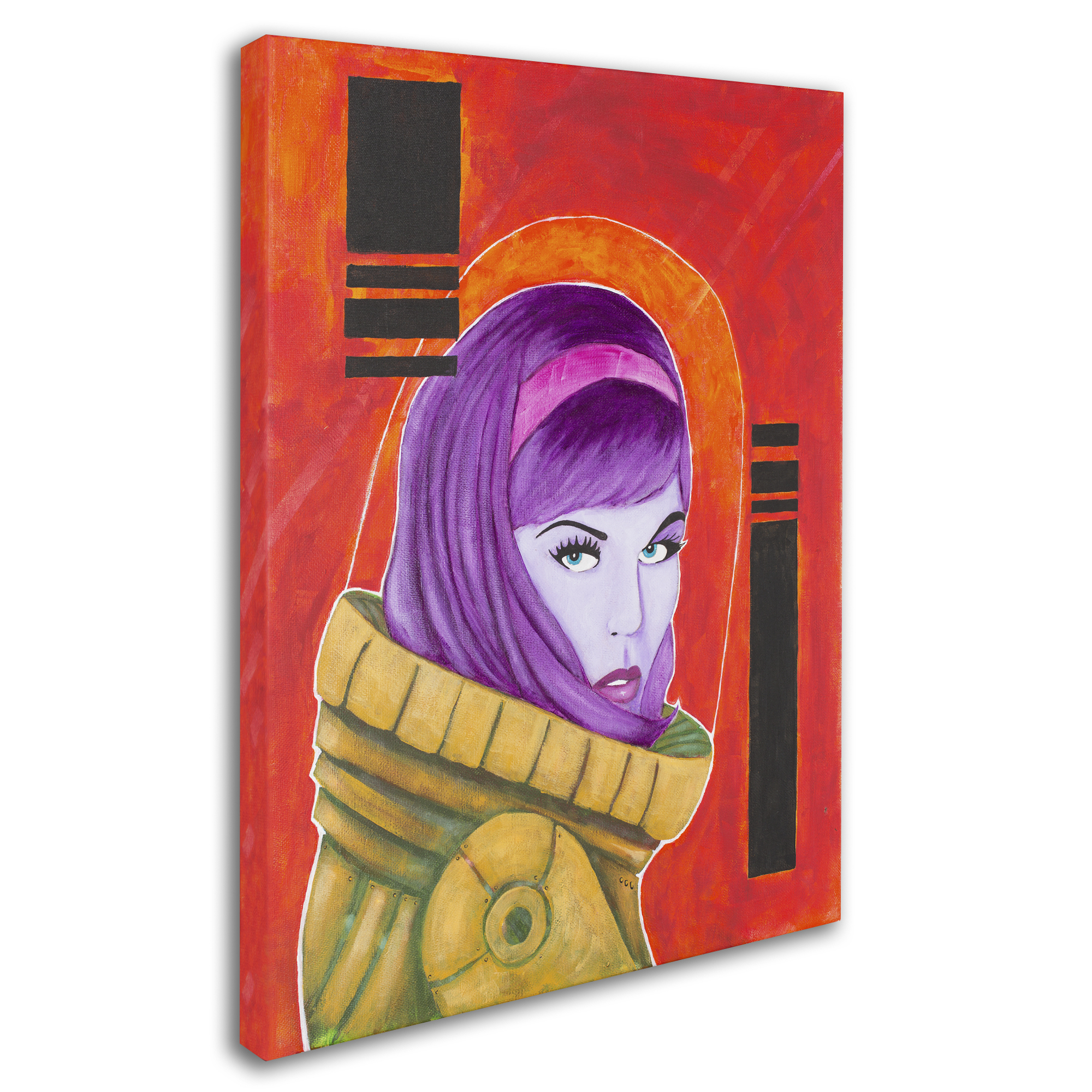 Craig Snodgrass 'Astro-Anna I' 14 x 19 Canvas Art