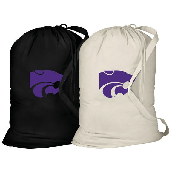K-State Laundry Bags 2Pc SET of  Kansas State Clothes Bags - A TOP GIFT