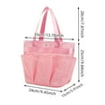 thumbnail image 2 of Portable Mesh Shower Caddy with Upgraded Pockets for College Dorms - Large Tote Bag Design with 2 Handles for Toiletries and Camp Use, 2 of 3
