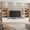 White-Three-piece Set, variant on 118.1'' White Entertainment Center With Bookshelf For 75/85/95/100 inch TV, Modern Wooden Storage Media Console With TV Stand And Lights Glass Door bookshelves For Living Room Bedroom