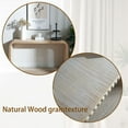 thumbnail image 3 of Console Table, 59in Entryway Table, Curved Waterfall-style Table,Console Table with Wood Beads,Entrance Table for Entryway, Hallway, Living Room, Foyer, Corridor, Office (Natural), 3 of 12
