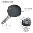 thumbnail image 4 of Country Kitchen Nonstick Frying Pans, 2 Piece Nonstick Cast Aluminum Pan, Black, 4 of 6