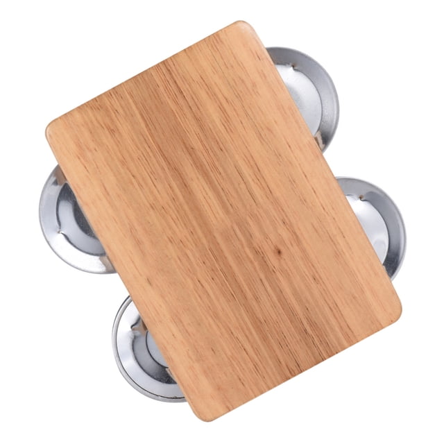 ammoon Cajon Box Drum Accesorio Complementario 4-campanillas Jingle Castanet para Instrumentos de P Abanopi Castañuela