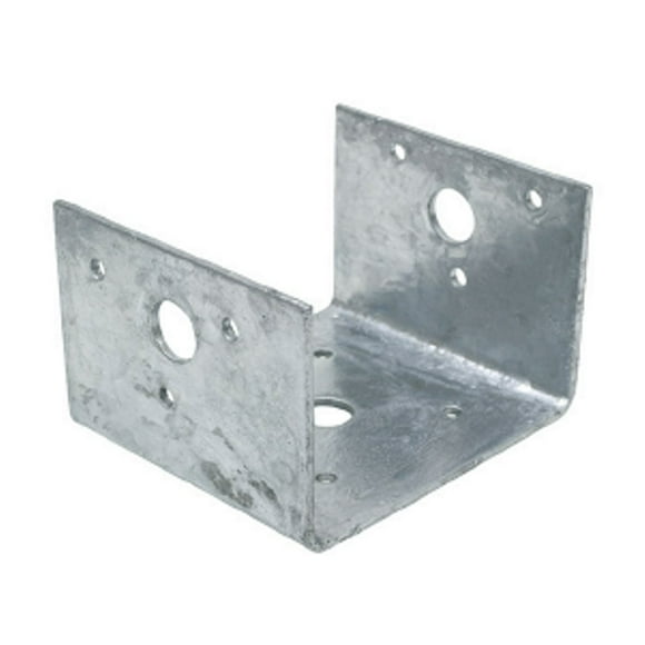 4" x 4" 12 Gauge Galvanized Half Base Post Cap
