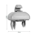 thumbnail image 5 of NIBOLOG 2Pcs Interior Sun Visor Hook Clips Bracket for Audi A4 B6 B7 A4L Q5 A7 Q3 A5, 5 of 7