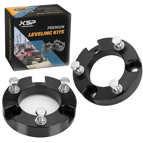 KSP Tundra Lift Kit Front 2"" Aircraft Billet Strut Spacers Leveling Lift Kit fit for Tundra 2WD 2X2 4WD 4X4 1999-2006