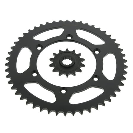 14T Front Sprocket and 50T Rear Black Sprocket fits Suzuki RM-X450Z 2010