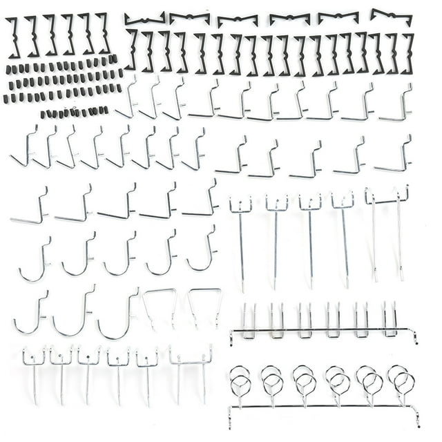Pegboard Organizing Hook, Pegboard Hook, Practical Nickel Plated Hammer For Organizing Screwdriver Wrench Plier