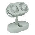 thumbnail image 1 of Ventilador Doble, Diseño De Elevación Operación De Bajo Ruido Dirección De Viento Libre De 135 ° Ventilador De Escritorio De Diseño Plegable Para Sala De Estar Para ANGGREK Otros, 1 of 8