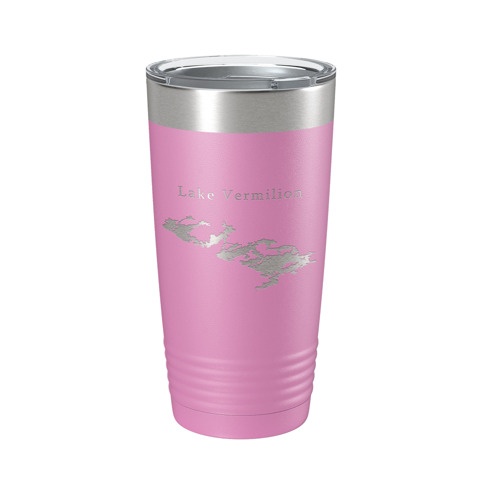 Lake Vermilion Map Tumbler Travel Mug Insulated Laser Engraved Coffee