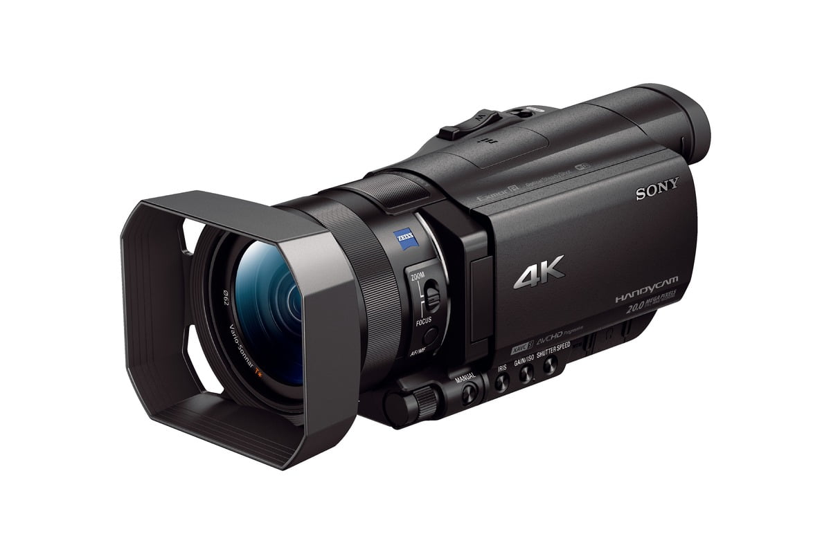 FDR-AX100/B 4K Camcorder with 1