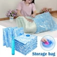 thumbnail image 1 of Set of 11 Vacuum Compression Storage Bag with Manual Pump for Down Jacket Reusable Quilt Organizer Save Space Waterproof, 1 of 7