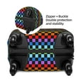 thumbnail image 2 of Fotbe Rainbow Chequerboard Funda Protectora para Equipaje, Antirrayones y Resistente a la Suciedad, Compatible con Maletas de 18 a 32 Pulgadas-X-Large, 2 of 7