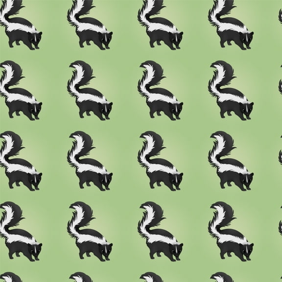 Skunk Posing Premium Roll Gift Wrap Wrapping Paper