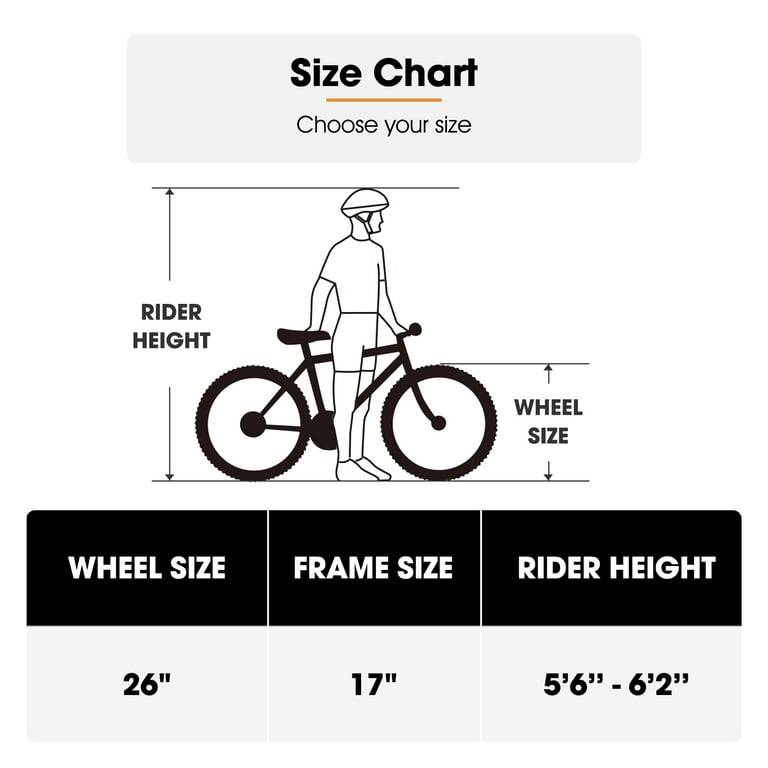 Electric Bike How To Choose Bike Height Frame Size Chart Road Bike
