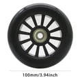 thumbnail image 4 of Z-FIRST 2 Pcs Roues de Scooter 100mm avec Noyau en Plastique et Roulement ABEC-7 Roues de Remplacement 100mm pour Razor/Lucky Envy/Vokul, 4 of 4