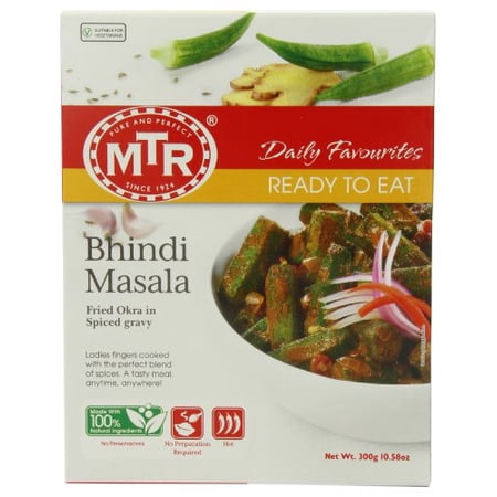 MTR Bhindi Masala, 10.58-Ounce Boxes (Pack of 10)