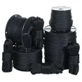 thumbnail image 2 of Golberg Solid Braid Black Nylon Rope - (1/4 Inch x 100 Foot Hank), 2 of 4
