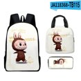 thumbnail image 1 of Mario School Backpack Travel Bag Three-piece Lunch Backpack Student Schoolbag Teen School Gift, 1 of 3