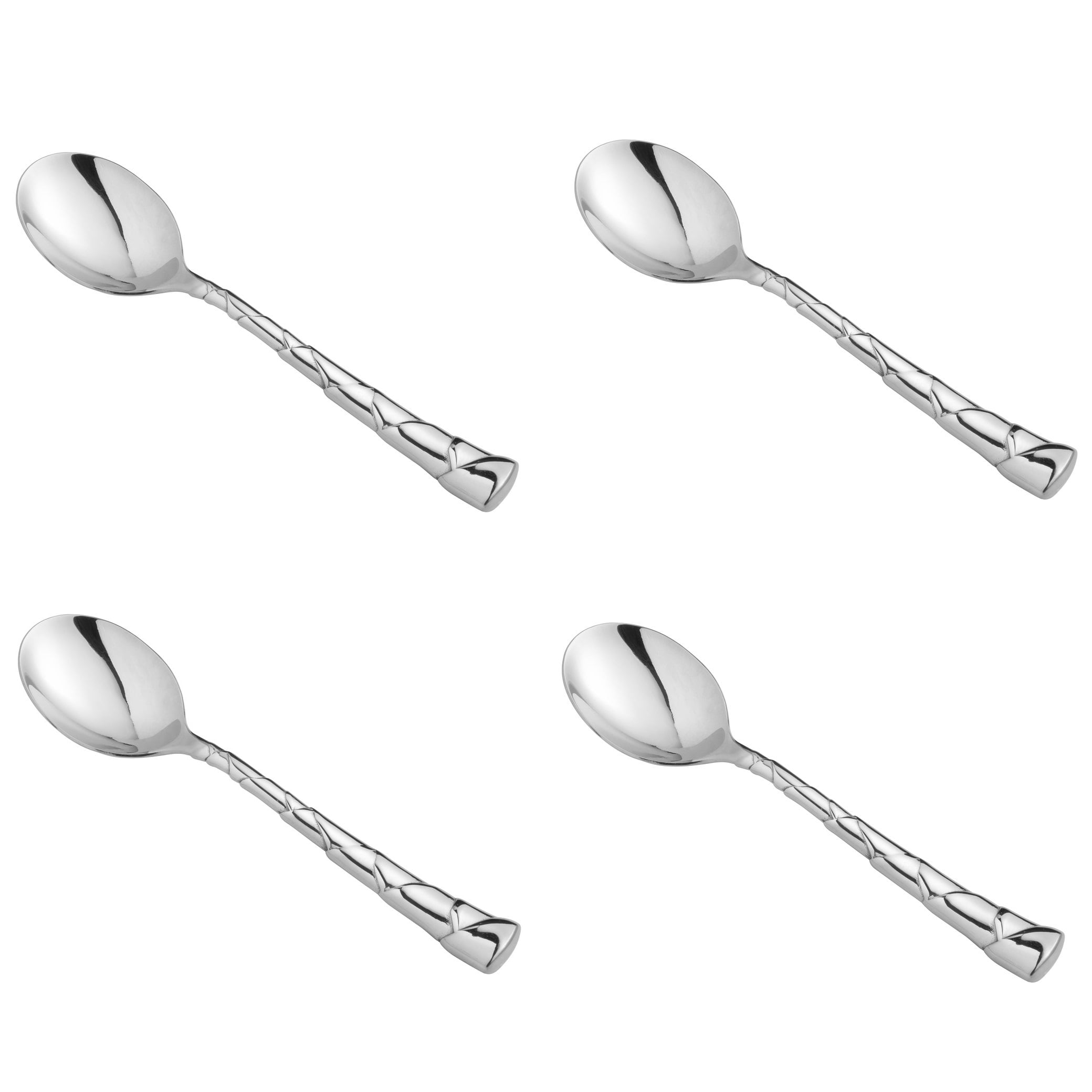 US SELLER  12 ELEGANCE DEMITASSE SPOONS 4" NEW 18/0 STAINLESS FREE SHIP US ONLY 