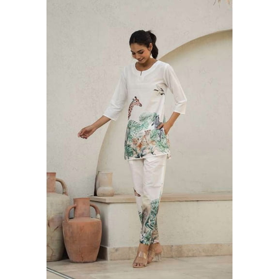 Top With Trousers Co-ords Set for Everyday Wear