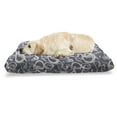 thumbnail image 1 of Botanical Pet Bed, Vintage Abstract Pattern of Snakes and Branches, Chew Resistant Pad for Dogs and Cats Cushion with Removable Cover, 24" x 39", Multicolor, by Ambesonne, 1 of 4