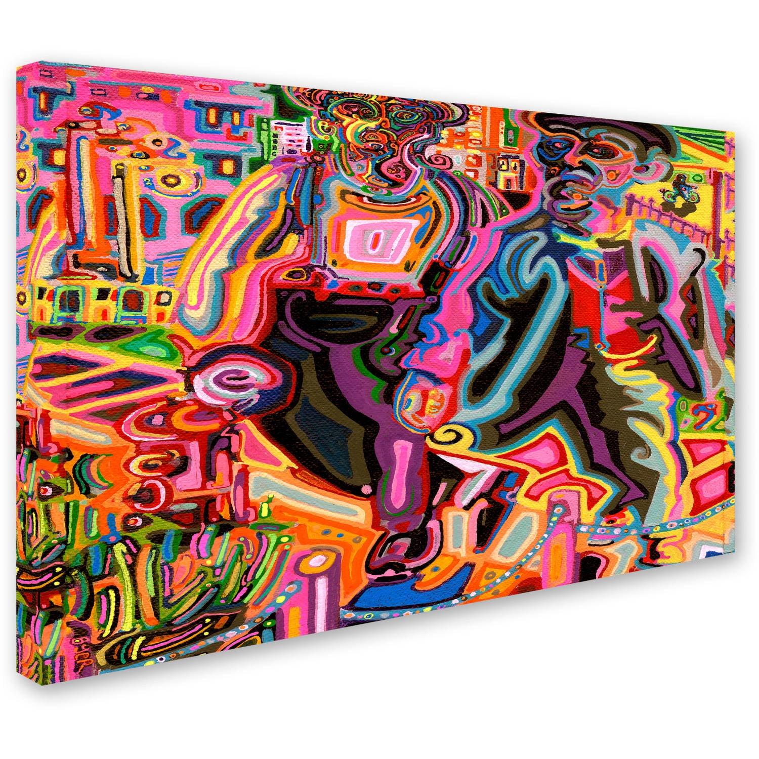 Trademark Fine Art "Thugs" Canvas Art by Josh Byer