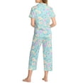 thumbnail image 2 of Karen Neuburger Womens Girlfriend Knit Capri Pajama Set Style-RLK0254, 2 of 4