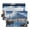 Boat City Mountain, variant on Forest River Sun 2 Pack Pencil Pouch for 3 Ring Binder Smooth Zipper Folders with Pockets Clear Window Pencil Case
