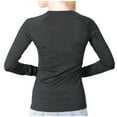 thumbnail image 3 of MERIWOOL Women's Base Layer Long Sleeve Henley - Lightweight Merino Wool Thermal, 3 of 7
