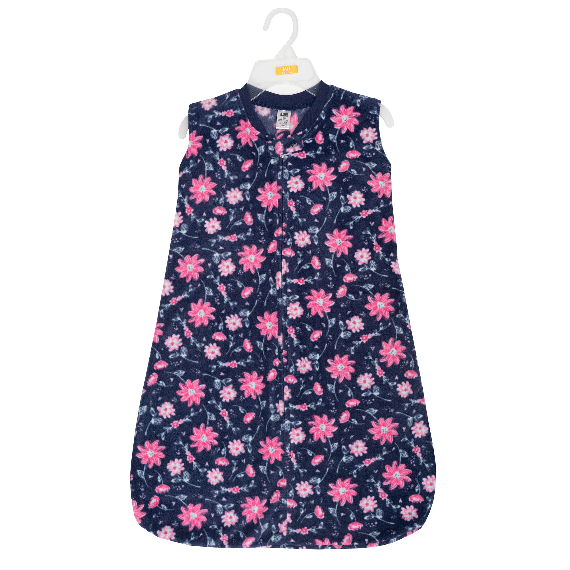 Hudson Baby Infant Girls Fleece Sleeping Bag, Sack, Blanket, Botanical, 18-24 Months