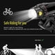 thumbnail image 4 of Juego De Luces Para Bicicleta De 350 Lúmenes, Luz Trasera Delantera Y Trasera Para Ciclismo Recargable Por Usb, Luz Para Bicicleta De Montaña Ligera Y Duradera Yuarrent OD016039-02, 4 of 6