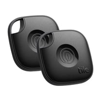 Life360 Tile Mate Bluetooth Tracker, Keys Finder and Item Locator for Keys, Bags and More. Phone Finder. Both iOS and Android Compatible. 2-Pack (Black)